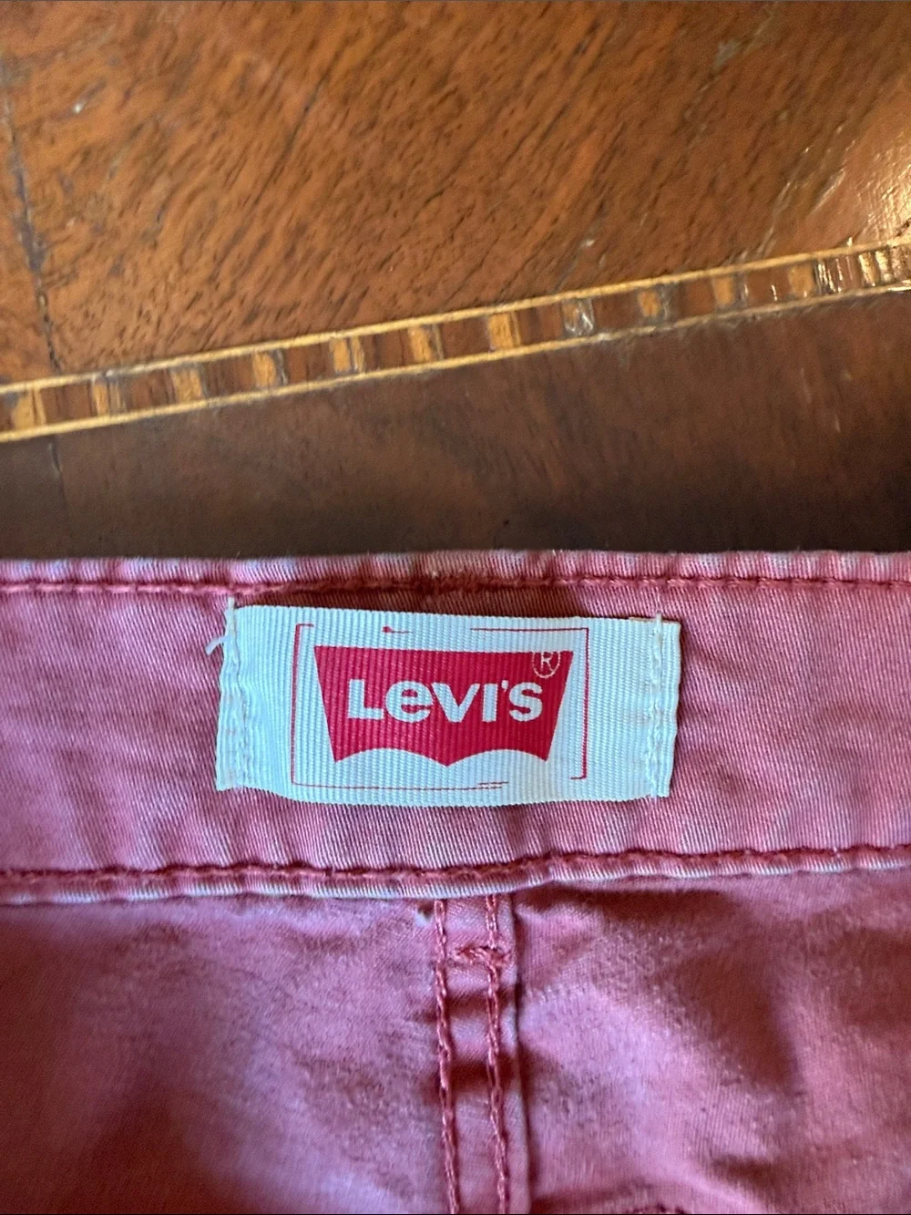 Levi's Men's Dusty Rose Denim Shorts